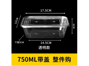 安徽750ml方形餐盒
